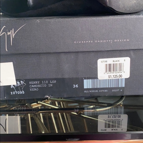 Giuseppe Zanotti HENRY 110 LOP CAMOSCIO Booty sz36 - Picture 5 of 8